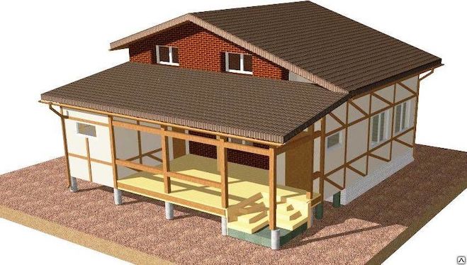 Как сделать односкатную крышу на гараж